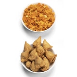 सूखा समोसा + कॉर्न चिवड़ा कॉम्बो