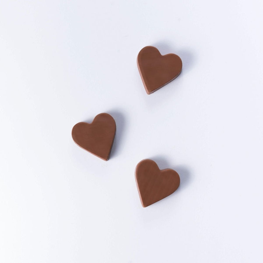 Assorted heart shaped chocolates